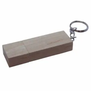 Memoria USB Tipo Llavero en Madera