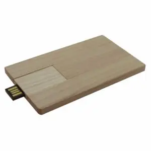 Memoria USB Tarjeta Madera