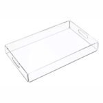 Bandeja organizador en acrilico transparente decoración